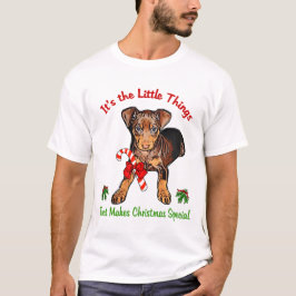 Camiseta Presentes de Natal Miniatura Pinscher