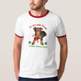 Camiseta Presentes de Natal Miniatura Pinscher