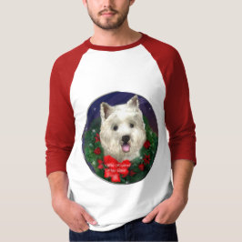 Camiseta Presentes de Natal no Terrier White Highland West