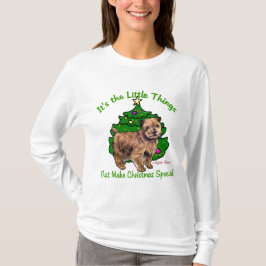 Camiseta Presentes de Natal Norfolk Terrier