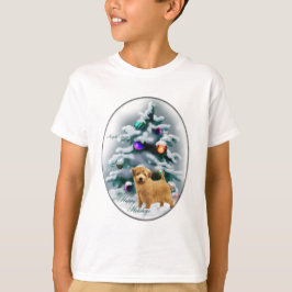 Camiseta Presentes de Natal Norfolk Terrier