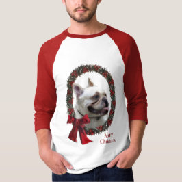 Camiseta Presentes de Natal para Bulldog Francês