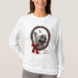 Camiseta Presentes de Natal para Bulldog Francês