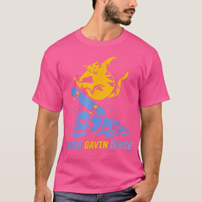 Camiseta Presentes De Natal Para Dança Gavin Dance Ama (Frente)