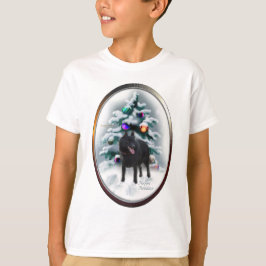 Camiseta Presentes de Natal Schipperke
