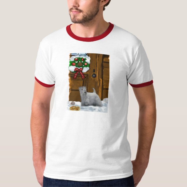 Camiseta Presentes de Natal Sealyham Terrier (Frente)