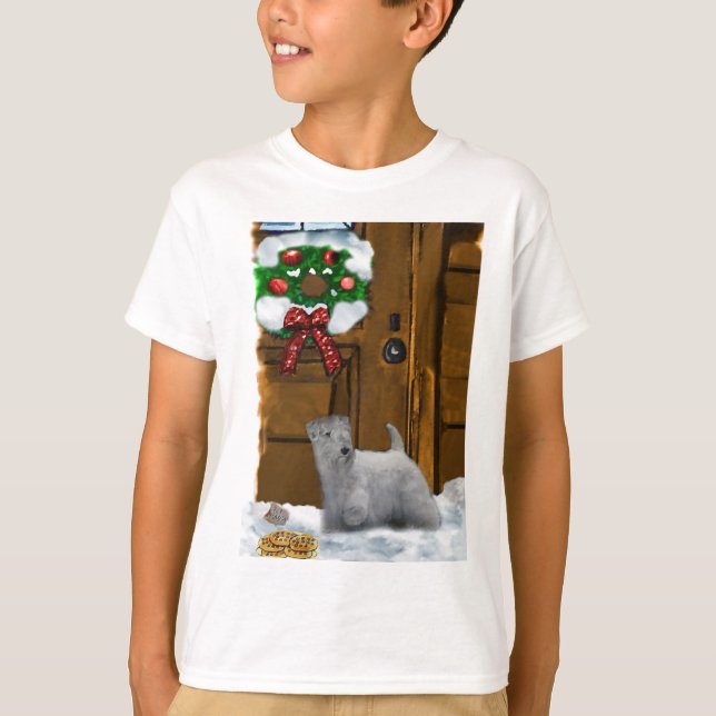 Camiseta Presentes de Natal Sealyham Terrier (Frente)