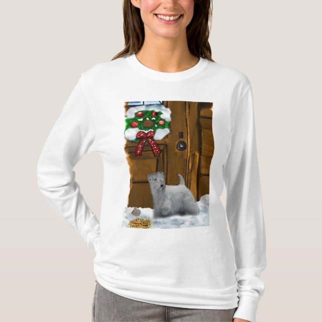 Camiseta Presentes de Natal Sealyham Terrier (Frente)