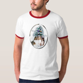 Camiseta Presentes de Natal Shetland Sheepdog