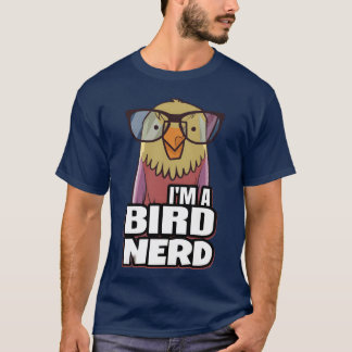 Camiseta Presentes de NERD de AVE para nerd de aves amantes