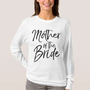 Camiseta Presentes de noiva de casamento para a mãe, mãe li