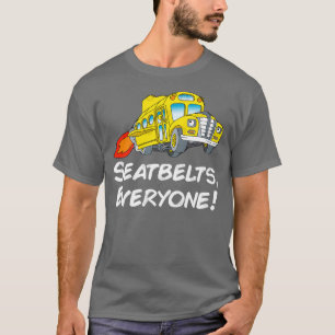 Camiseta Presentes De Ônibus Da Escola De Cartoons De Magia