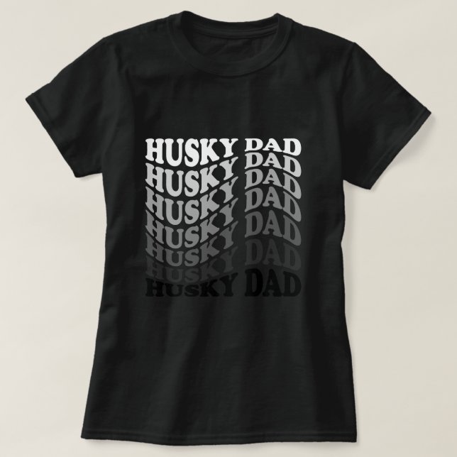 Camiseta Presentes de pai de husky da Sibéria, presente de  (Frente do Design)