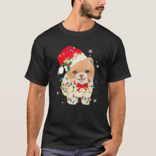 Camiseta Presentes de Pai de Natal Pomeraniano no Natal Cla