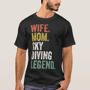 Camiseta Presentes de Paraquedismo para Mulheres Divertidas