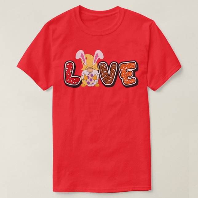 Camiseta Presentes De páscoa Para Mulheres Crianças Feliz A (Frente do Design)
