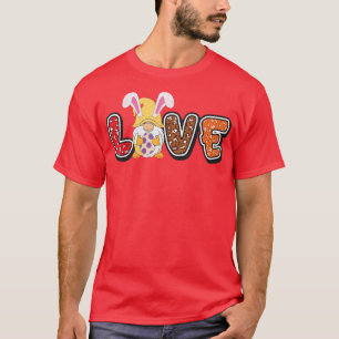 Camiseta Presentes De páscoa Para Mulheres Crianças Feliz A