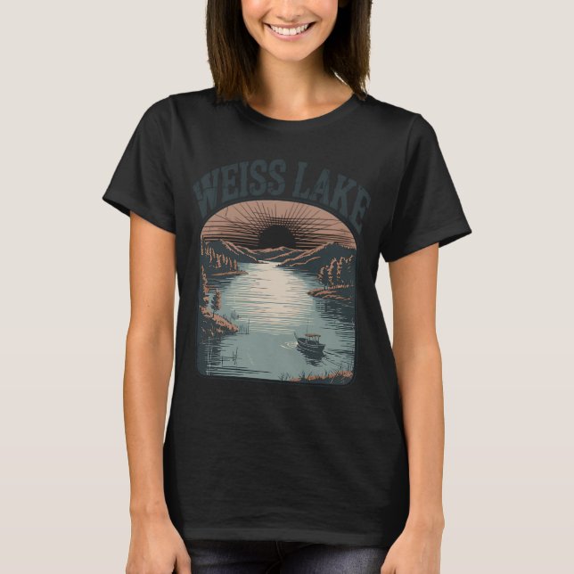 Camiseta Presentes de Peixe de Boca Grande com Bandeira Ame (Frente)