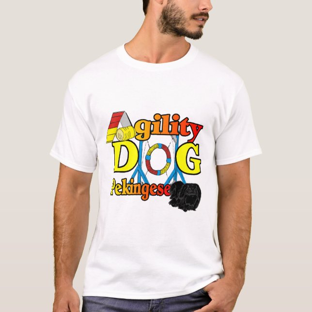 Camiseta Presentes de Pekingese_Agilidade (Frente)