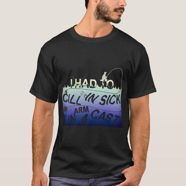 Camiseta Presentes de Pesca com Mosca (Frente)