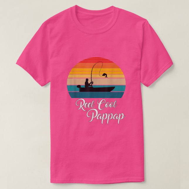 Camiseta Presentes de pesca da Reel Legal Pappap (Frente do Design)