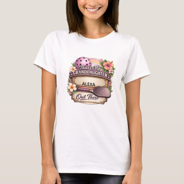 Camiseta Presentes de Pickleball para Minha Netinha (Frente)