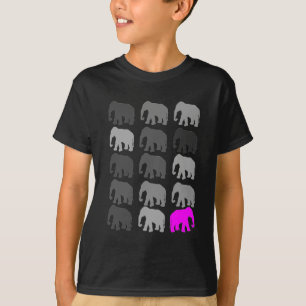 Camiseta Presentes de PopArt do elefante