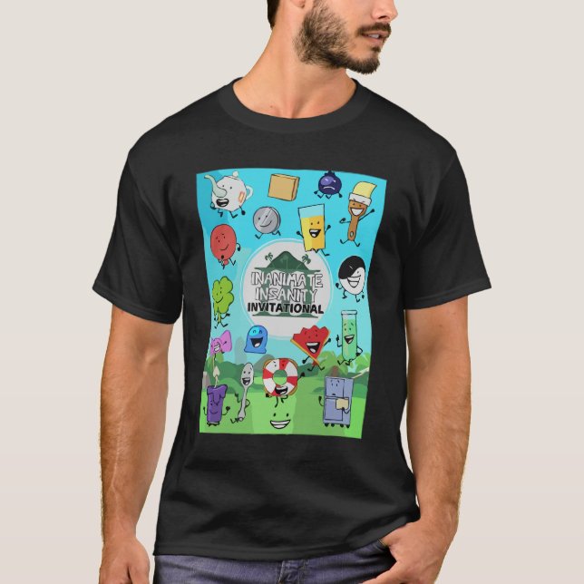 Camiseta Presentes de Poster de insanidade inanimada do cri (Frente)