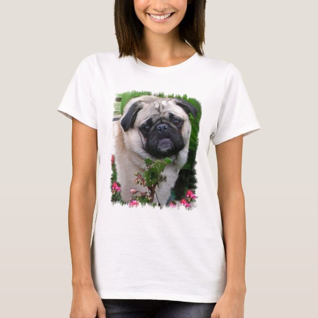 Camiseta Presentes de Pug Lovers (Frente)
