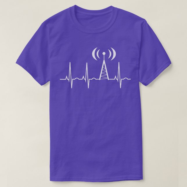 Camiseta Presentes de rádio HAM para operador de rádio de P (Frente do Design)