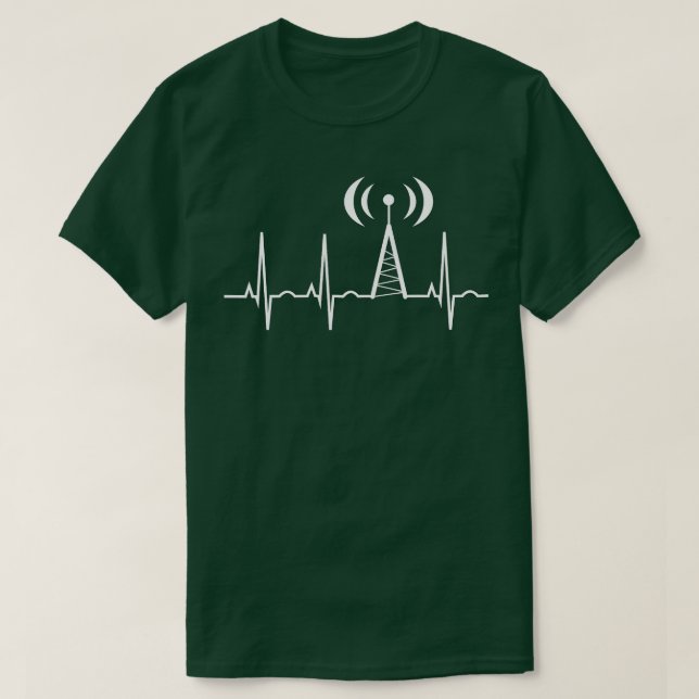 Camiseta Presentes de rádio HAM para operador de rádio de P (Frente do Design)