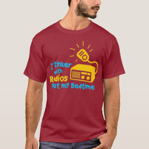 Camiseta Presentes de radiooperador amador - Rádio Engraç