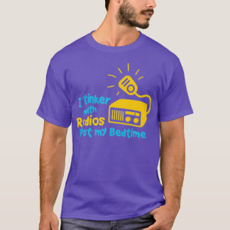 Camiseta Presentes de radiooperador amador - Rádio Engraçad