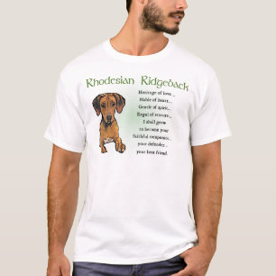 Camiseta Presentes de Rhodesian Ridgeback