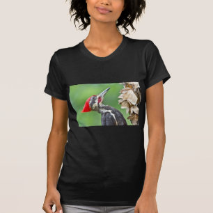 Camiseta Presentes de Roupas com Perfil de Pica-Pau-Grande