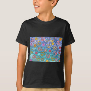Camiseta Presentes de Roupas Ondas do Oceano Pacífico dos A