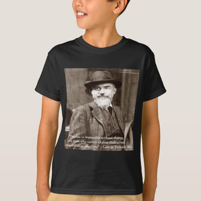 Camiseta Presentes de Sabedoria "Mude Qualquer Coisa" de Ge (Frente)