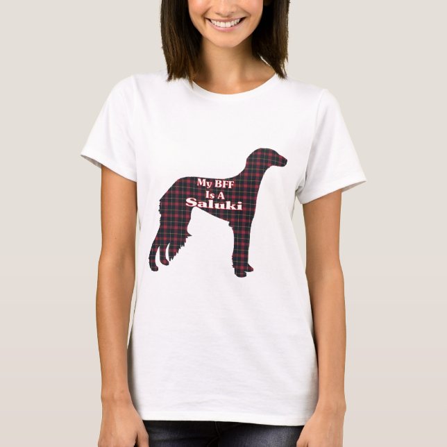 Camiseta Presentes de Saluki BFF (Frente)