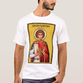 Camiseta Presentes de São Jorge, arte de São Jorge, São Jor