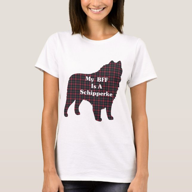 Camiseta Presentes de Schipperke BFF (Frente)