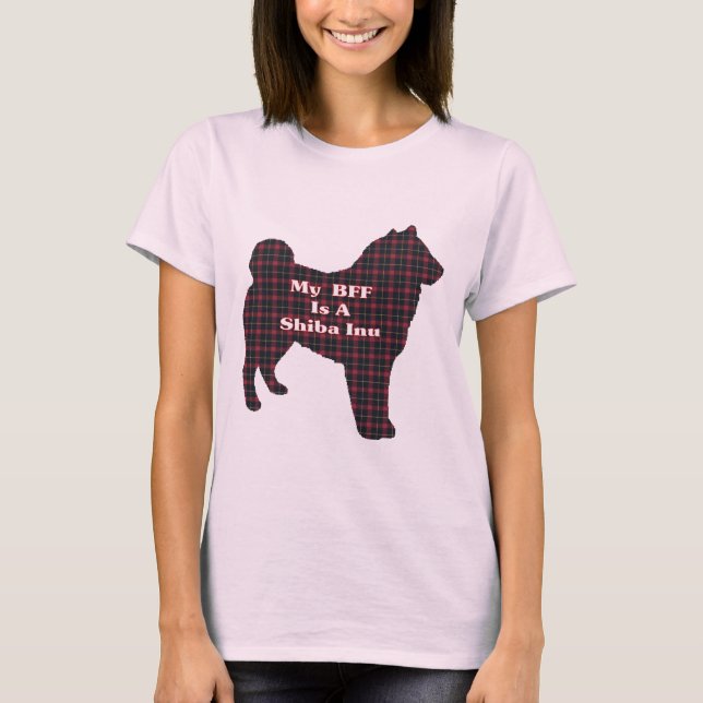 Camiseta Presentes de Shiba Inu BFF (Frente)