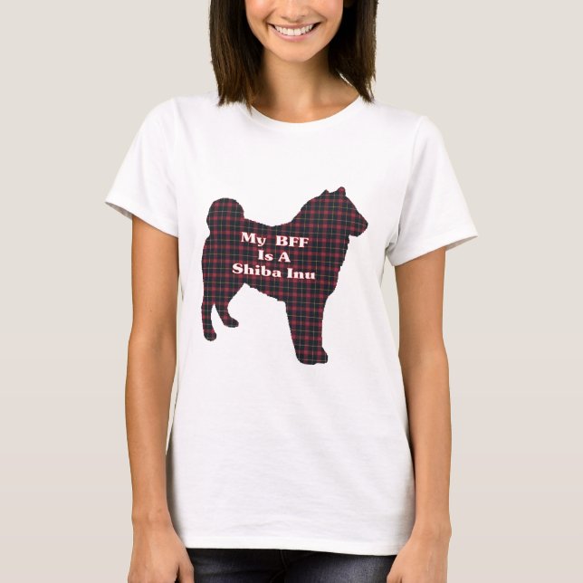Camiseta Presentes de Shiba Inu BFF (Frente)