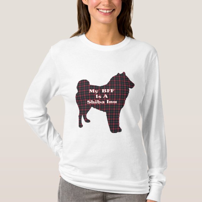 Camiseta Presentes de Shiba Inu BFF (Frente)