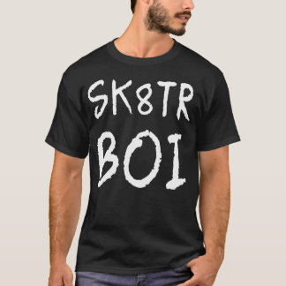 Camiseta Presentes De Skater Boi Sk8Tr Boy Para Cavaleiros 