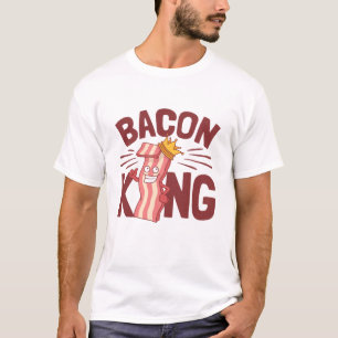 Camiseta Presentes de Sobrecarga de Carne do Bacon King par