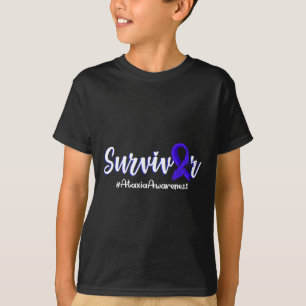 Camiseta Presentes de Suporte à Conscientização da Ataxia d