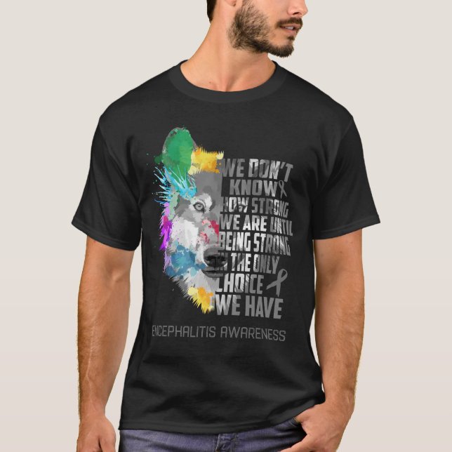 Camiseta Presentes de Suporte à Frisa de Sensibilização par (Frente)