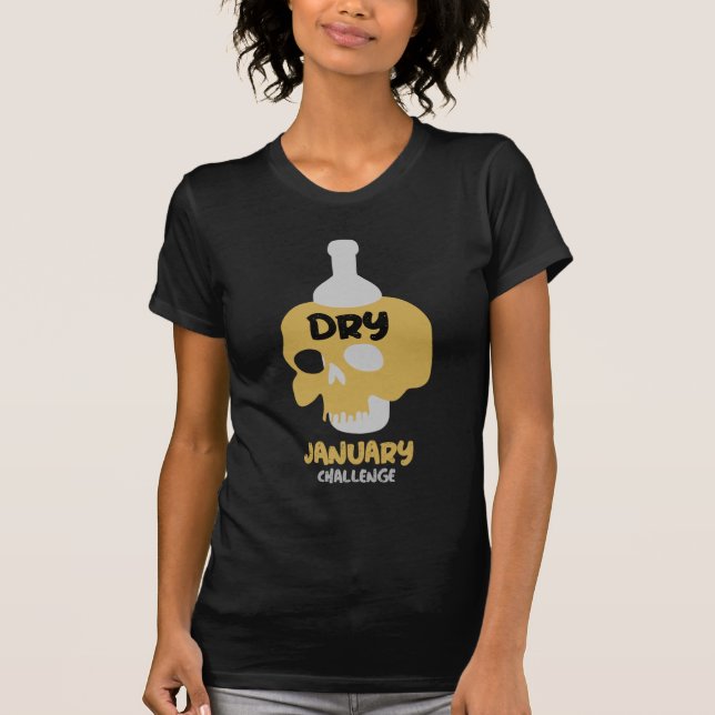 Camiseta Presentes de suporte para o desafio de sobriedade  (Frente)