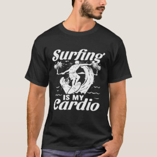 Camiseta presentes de surfe acessórios de surfe vintage ret