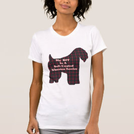 Camiseta Presentes de Terrier BFF de Rodas Revestidas Moles